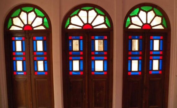 دربهای شیشه ای طرح قاجار - شیک و لاکچری